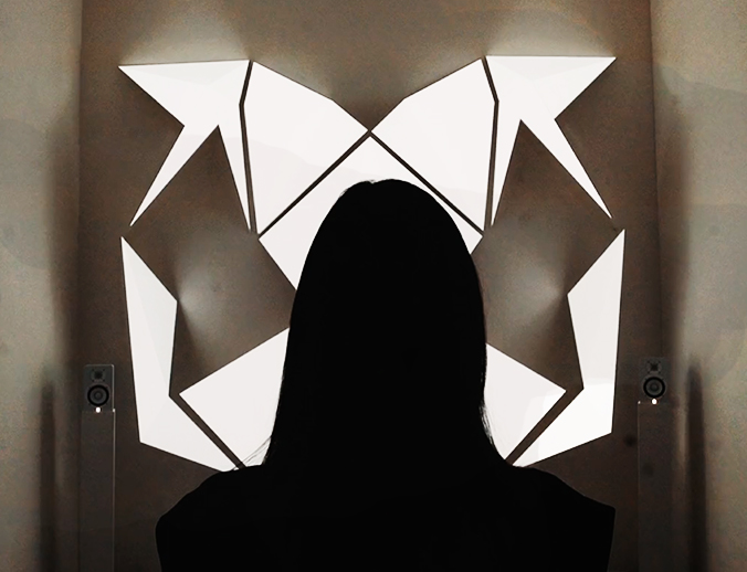 Visuals and projection mapping in OpenFrameworks for a sculpture by @cgnb @quarso